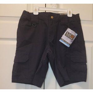 5.11 Tactical Women's Black Cargo Shorts with Utility D-Ring